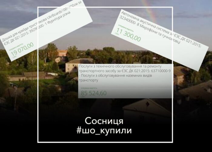 #шо_купили , Паливо,драбини, деревина. Що замовляли на кошти платників податків в Сосниці?
