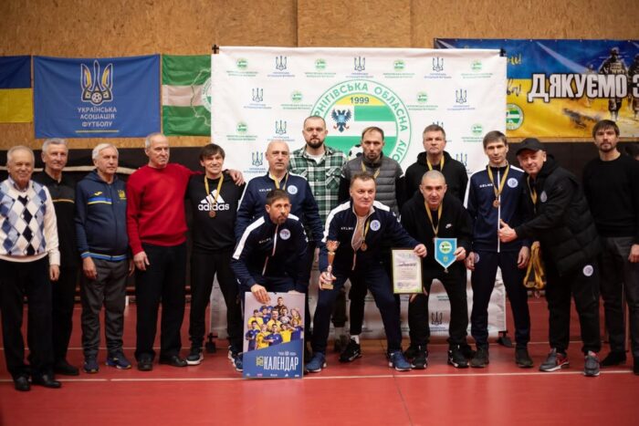 “Кудрівка-VETERANS” здобула бронзу  в чемпіонаті Чернігівщини з футзалу