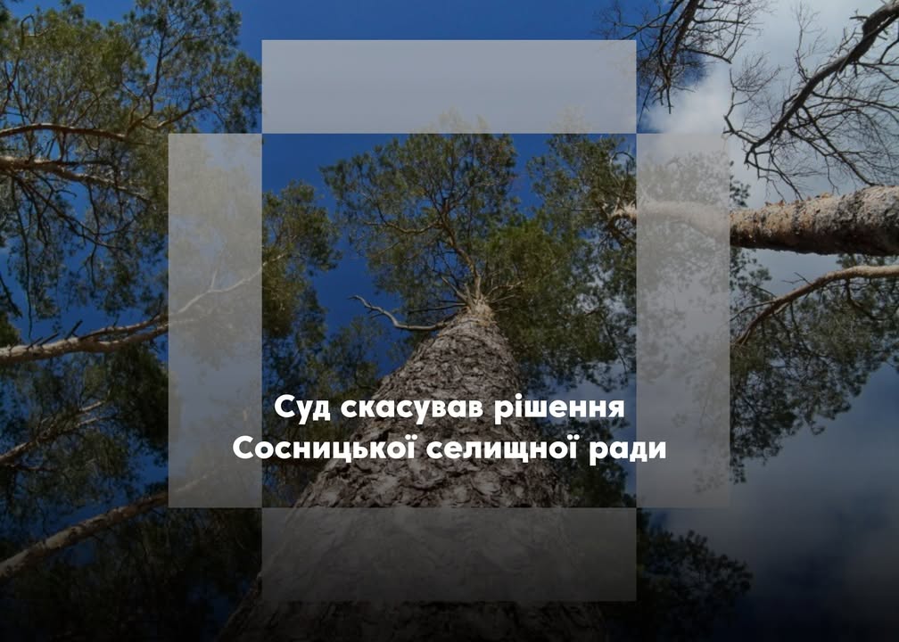 Суд повернув державі 2 гектари лісу на Сосниччині