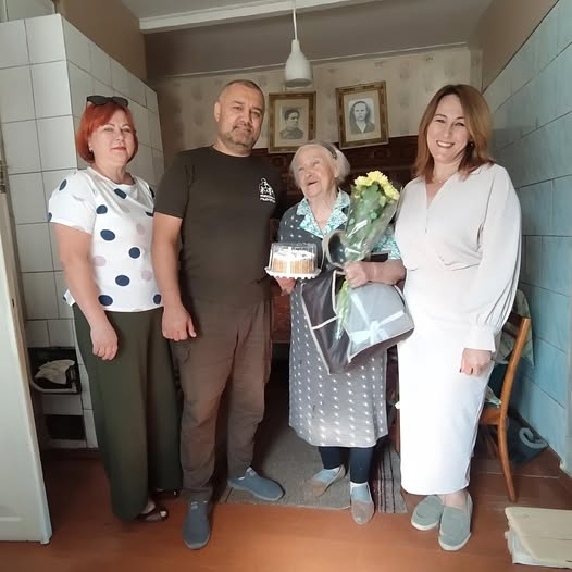 У Сосниці відзначили 90-річний ювілей Людмили Жежель