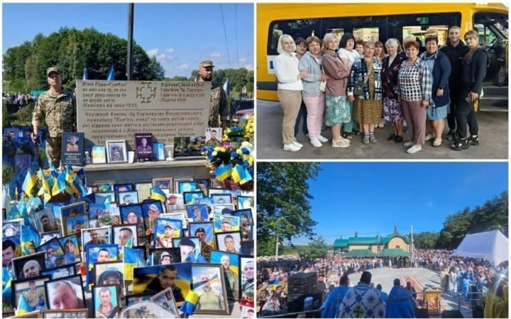 Родини загиблих воїнів із Сосниччини взяли участь у Всеукраїнській прощі на Тернопільщині