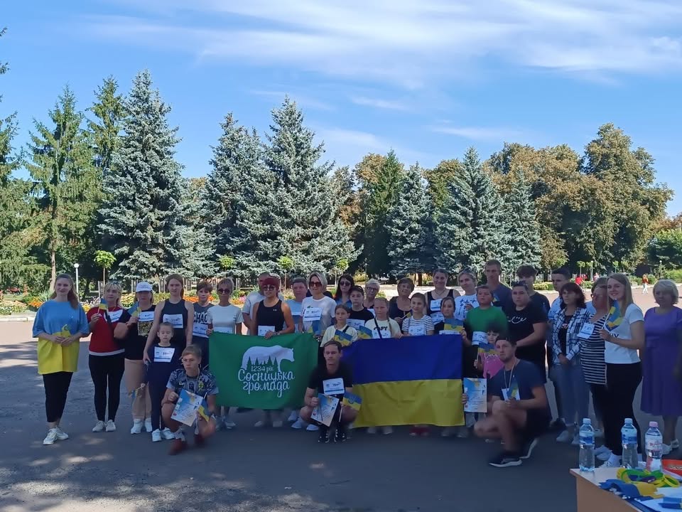 У Сосниці провели акцію «Шаную воїнів, біжу за Героїв України»